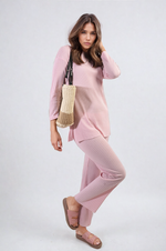 Load image into Gallery viewer, Knitted Top &amp; Trouser Co-ord Set
