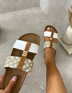 Load image into Gallery viewer, Strappy Slip On Platform Sandals
