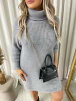 Load image into Gallery viewer, Chunky Roll Neck Knitted Jumper
