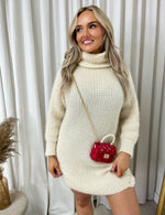 Load image into Gallery viewer, Chunky Roll Neck Knitted Jumper
