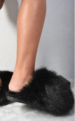 Load image into Gallery viewer, Fluffy Faux Fur Winter Slippers
