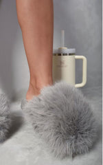 Load image into Gallery viewer, Fluffy Faux Fur Winter Slippers
