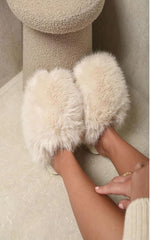 Load image into Gallery viewer, Fluffy Faux Fur Winter Slippers
