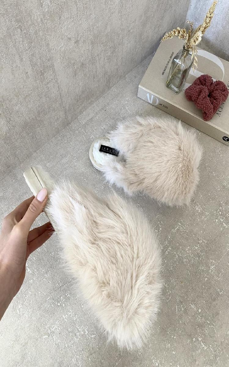 Fluffy Faux Fur Winter Slippers