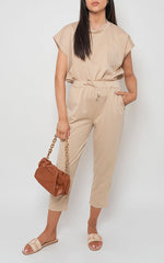 Load image into Gallery viewer, Short Sleeve Boxy Lounge Wear Co-ord Set
