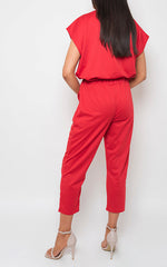Load image into Gallery viewer, Short Sleeve Boxy Lounge Wear Co-ord Set
