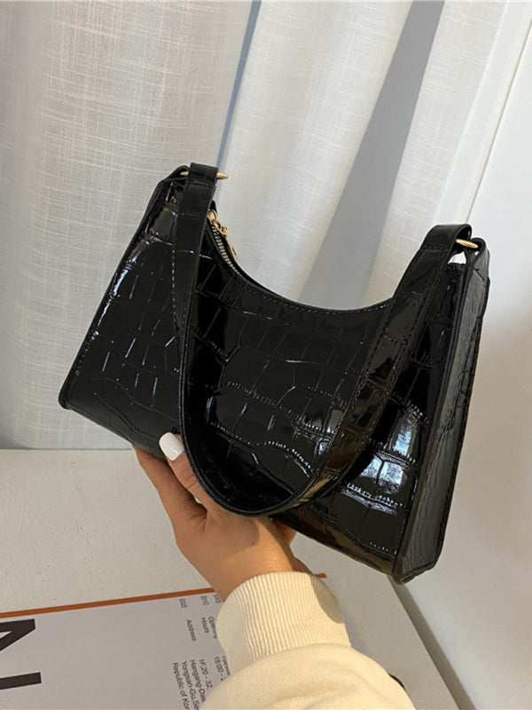 Embossed Shoulder Bag