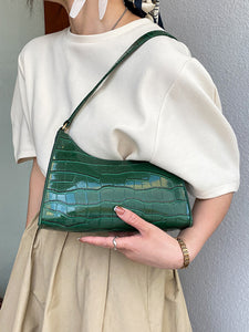 Embossed Shoulder Bag