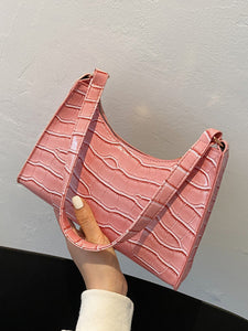 Embossed Shoulder Bag