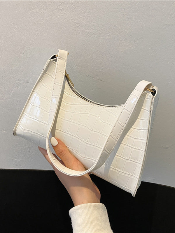 Embossed Shoulder Bag