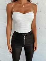 Load image into Gallery viewer, Slim Fold Tight Suspender Bodysuit
