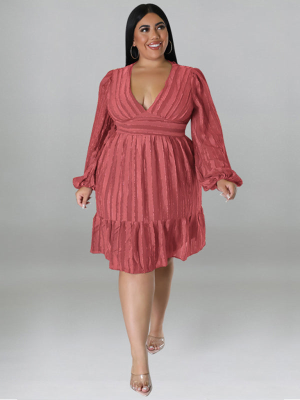 Curve Jacquard Dress