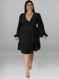 Curve Jacquard Dress