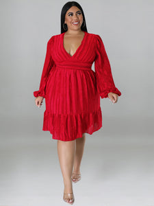 Curve Jacquard Dress