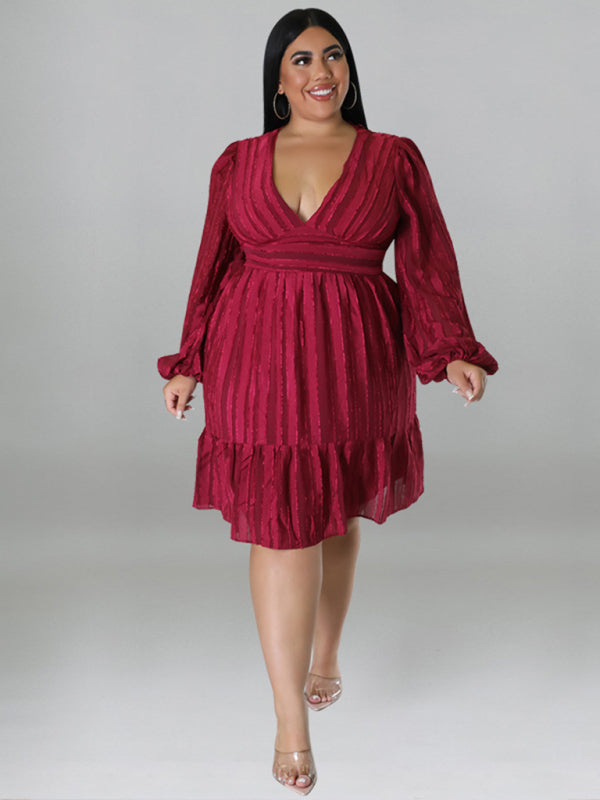 Curve Jacquard Dress