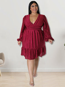 Curve Jacquard Dress