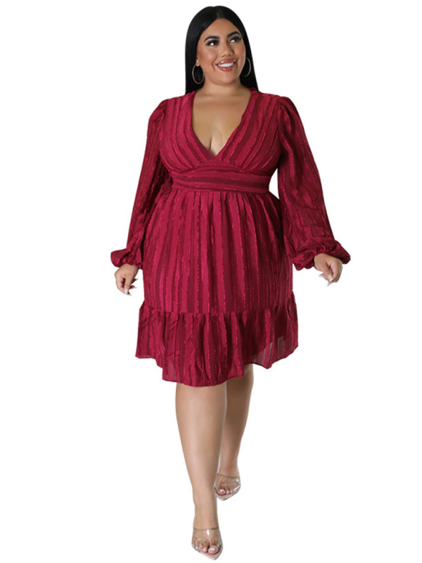 Curve Jacquard Dress