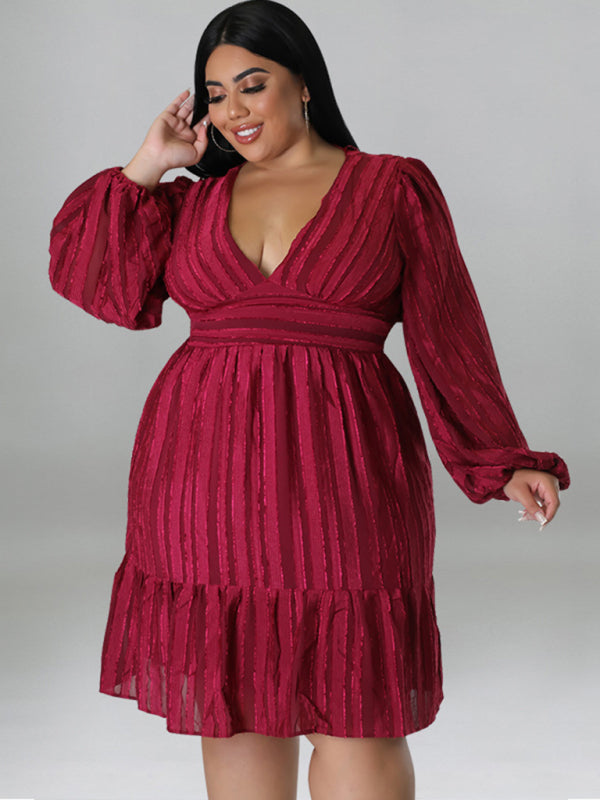 Curve Jacquard Dress