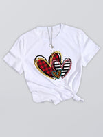 Load image into Gallery viewer, Graphic Print Heart T-Shirt
