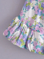 Load image into Gallery viewer, Puff Sleeve Dress With Ruffle Skirt

