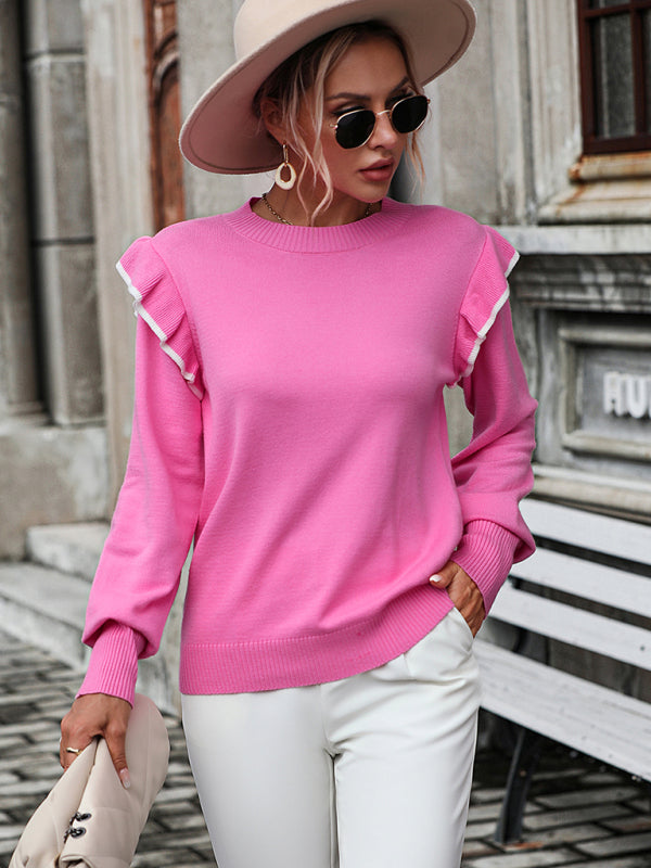 Ruffle Knit Jumper