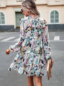 Elegant Long-sleeved Dress