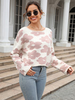 Load image into Gallery viewer, Cropped Floral Jumper
