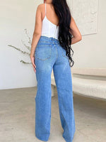 Load image into Gallery viewer, High Waist Ripped Jeans
