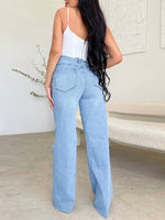 Load image into Gallery viewer, High Waist Ripped Jeans
