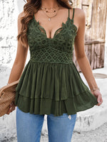 Load image into Gallery viewer, Elegant Suspender Lace Top
