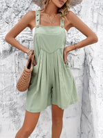 Load image into Gallery viewer, Casual Solid Colour Bib Playsuit
