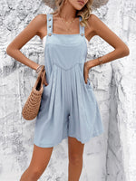 Load image into Gallery viewer, Casual Solid Colour Bib Playsuit
