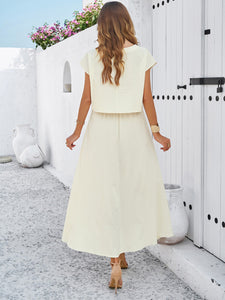 Sleeveless Top & Long Skirt Set