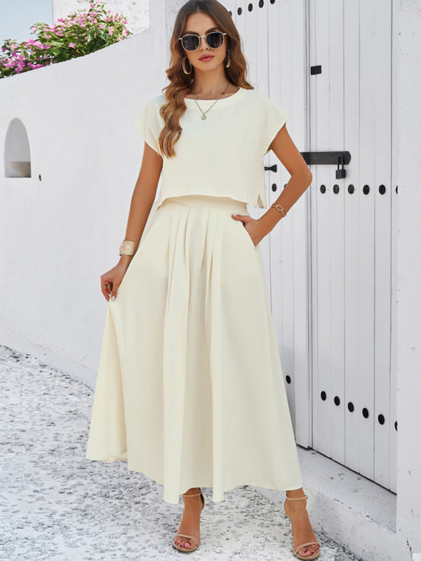 Sleeveless Top & Long Skirt Set