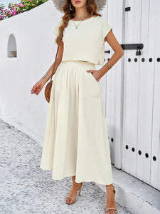 Sleeveless Top & Long Skirt Set