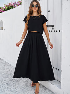 Sleeveless Top & Long Skirt Set