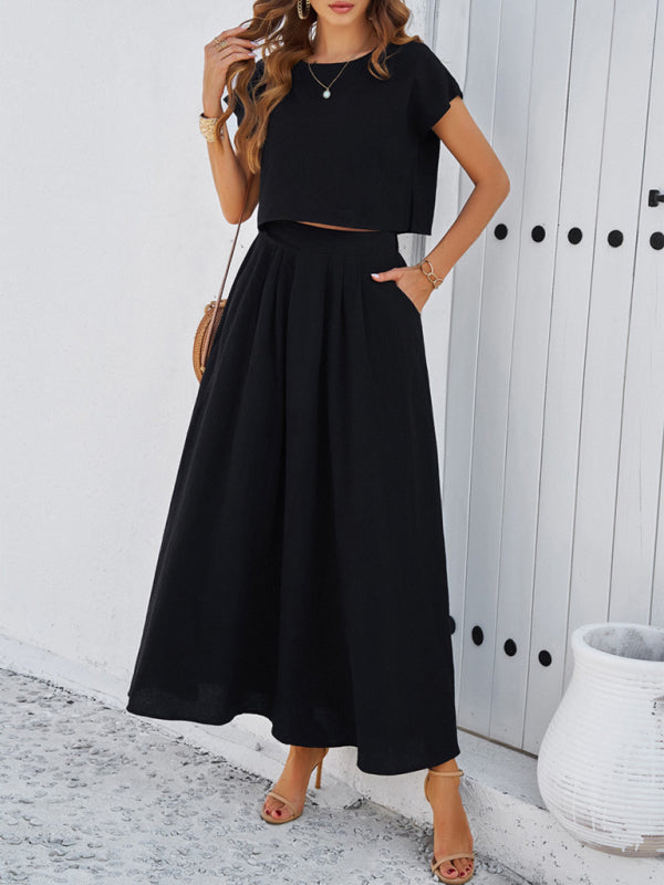 Sleeveless Top & Long Skirt Set