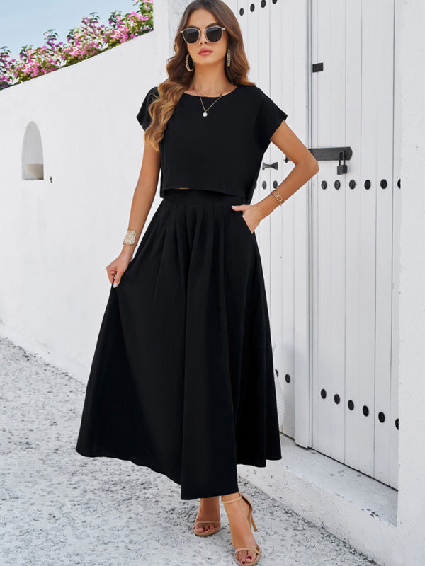 Sleeveless Top & Long Skirt Set