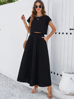 Load image into Gallery viewer, Sleeveless Top &amp; Long Skirt Set
