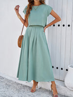 Load image into Gallery viewer, Sleeveless Top &amp; Long Skirt Set
