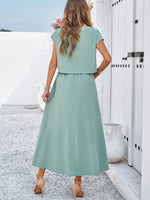 Load image into Gallery viewer, Sleeveless Top &amp; Long Skirt Set
