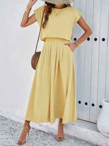 Sleeveless Top & Long Skirt Set