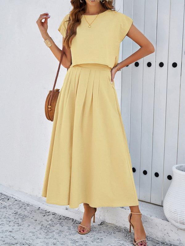 Sleeveless Top & Long Skirt Set