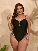 Load image into Gallery viewer, Curve Leopard One-Piece Swimsuit
