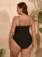 Load image into Gallery viewer, Curve Leopard One-Piece Swimsuit
