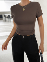 Load image into Gallery viewer, Navel-baring T-shirt
