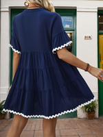 Load image into Gallery viewer, Lace Trim Dress
