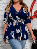 Load image into Gallery viewer, Curve V-Neck Lace Top
