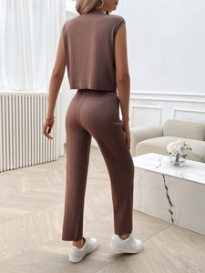 Slim Fit Ribbed Set