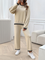 Load image into Gallery viewer, Contrast Colour Sweater &amp; Pants Set
